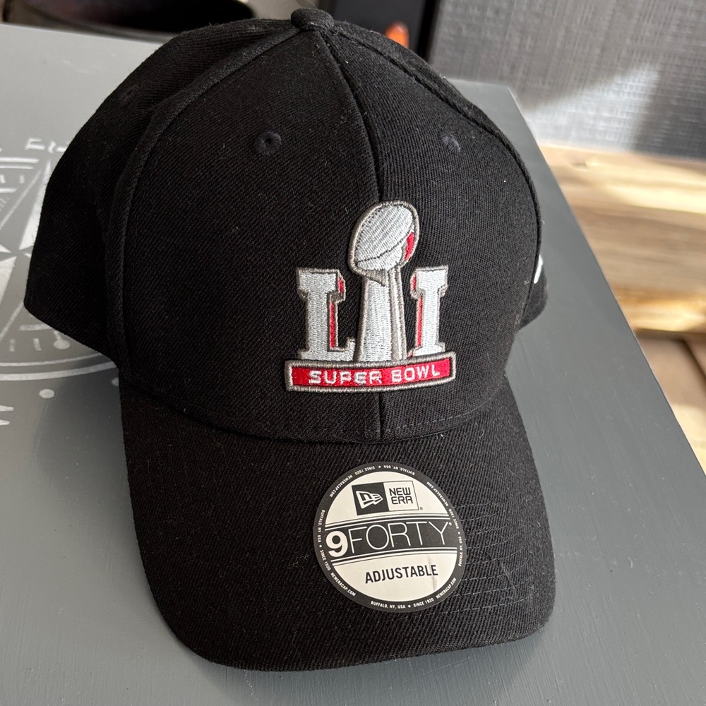 New Era Black Super Bowl LI Cap